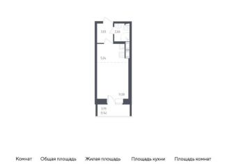 Продается квартира студия, 22.9 м2, Колпино, жилой комплекс Новое Колпино, к34