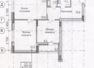 Продаю двухкомнатную квартиру, 53 м2, деревня Кузнечиха, жилой комплекс Новая Кузнечиха, 12