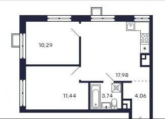 Продаю двухкомнатную квартиру, 47.5 м2, Красногорск, ЖК Тетрис