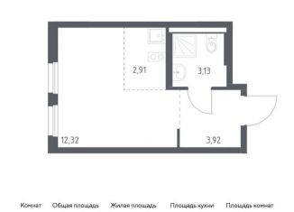 Продается квартира студия, 22.3 м2, поселение Кокошкино, жилой комплекс Новое Внуково, к28