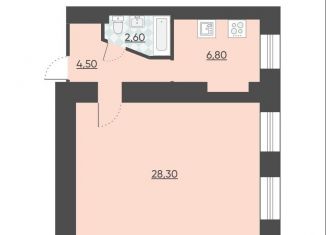 1-комнатная квартира на продажу, 42.2 м2, Санкт-Петербург, улица Радищева, 35, метро Чернышевская