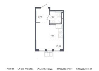 Продаю квартиру студию, 21.7 м2, Ленинский городской округ, ЖК Горки Парк, жилой комплекс Горки Парк, к3.1