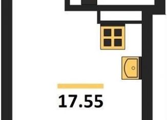 Продаю квартиру студию, 17.6 м2, Воронеж, Коминтерновский район, улица Славы, 7