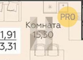 Продажа квартиры студии, 23.3 м2, Воронежская область, улица Теплоэнергетиков, 17к4