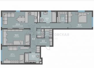 Продаю 3-комнатную квартиру, 116 м2, Екатеринбург, метро Ботаническая, Машинная улица, 1В/2