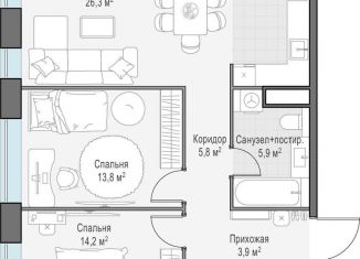 Продаю двухкомнатную квартиру, 73 м2, Москва, проспект Генерала Дорохова, 39к2А, метро Минская