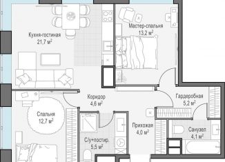 2-ком. квартира на продажу, 71.3 м2, Москва, ЗАО, проспект Генерала Дорохова, 39к2А