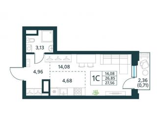 Продаю квартиру студию, 27.6 м2, Москва, ЮВАО