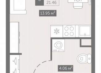 Квартира на продажу студия, 21.5 м2, Санкт-Петербург