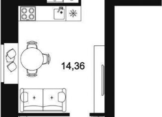 1-ком. квартира на продажу, 32.4 м2, Тюмень, Калининский округ, улица Революции, 228к4