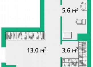 Продам 2-комнатную квартиру, 71.9 м2, Красноярский край, улица Березина, 82В