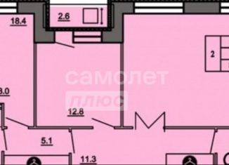 Продается трехкомнатная квартира, 83.5 м2, Татарстан, улица Гафиатуллина, 48