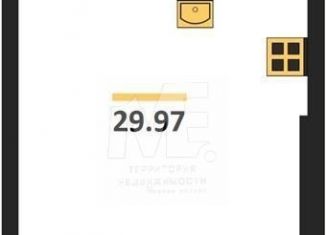 Продажа квартиры студии, 30 м2, Калининград, Арсенальная улица, 31к4