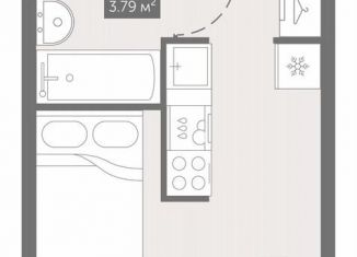 Квартира на продажу студия, 26.6 м2, Санкт-Петербург