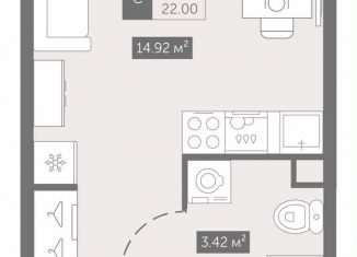 Продаю квартиру студию, 22 м2, Санкт-Петербург