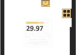 Квартира на продажу студия, 30 м2, Калининград, Арсенальная улица, 31к4