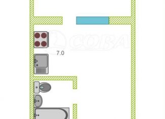 Продается квартира студия, 20 м2, Тюмень, улица Тимофея Чаркова, 69к1