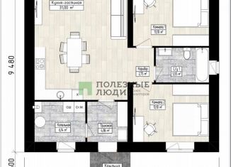 Продажа дома, 80 м2, коттеджный поселок Соловьи, Сосновая улица, 4