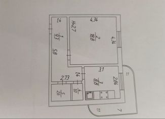 Продажа однокомнатной квартиры, 40.5 м2, Пермь, Делегатская улица, 41