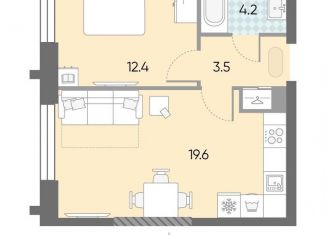Продажа 1-ком. квартиры, 39.7 м2, Москва, ЖК Зиларт, 21/22, метро ЗИЛ