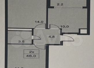 Продам 2-комнатную квартиру, 47 м2, село Сукко, Мирная улица