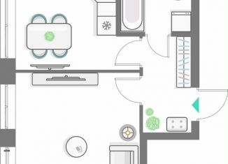 1-ком. квартира на продажу, 34 м2, Казань