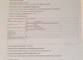 Продажа помещения свободного назначения, 247 м2, Астраханская область, проспект Бумажников, 1