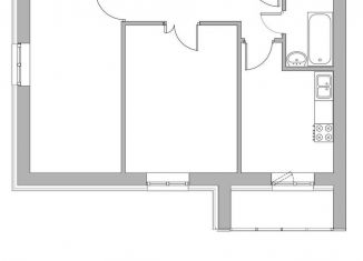 Продажа 2-ком. квартиры, 53.6 м2, деревня Куюки, ЖК Новые Куюки, Молодёжная улица