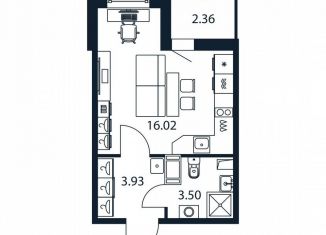 Продаю квартиру студию, 23 м2, Мурино, Романовская улица, 9