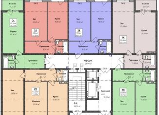 Продам квартиру студию, 46.7 м2, Махачкала, Благородная улица, 17