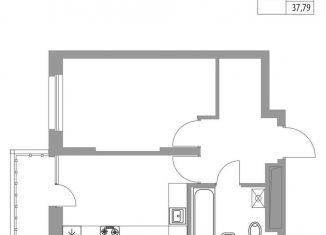 Продается 1-ком. квартира, 37.8 м2, Татарстан