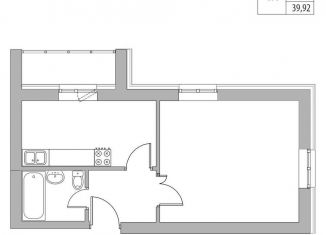 Продаю 1-ком. квартиру, 38.3 м2, деревня Куюки, ЖК Новые Куюки, Молодёжная улица