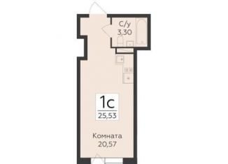 Квартира на продажу студия, 25.5 м2, Воронеж