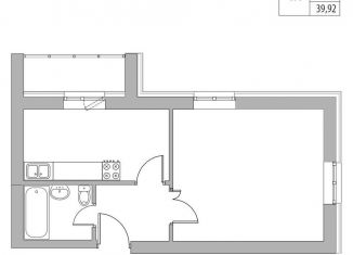 Продается 1-ком. квартира, 38.3 м2, деревня Куюки, ЖК Новые Куюки, Молодёжная улица