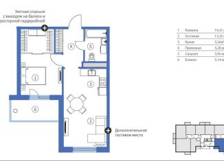 Продается 2-ком. квартира, 47.4 м2, Карелия