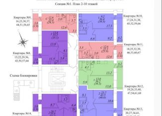 Квартира на продажу студия, 23.9 м2, Вологда, Новгородская улица, 34к1