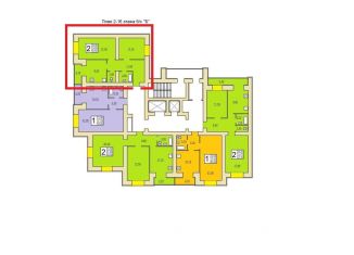 Продам 2-комнатную квартиру, 56.5 м2, Саратов, улица имени Александра Кривохижина, 6, ЖК Авиатор