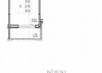 Продаю квартиру студию, 28.6 м2, Санкт-Петербург, муниципальный округ Невская Застава, проспект Обуховской Обороны, 36