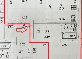 2-ком. квартира на продажу, 56.2 м2, Республика Башкортостан, улица Ивана Спатара, 16