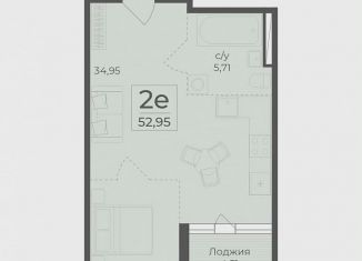 Продается 1-ком. квартира, 55.2 м2, Крым
