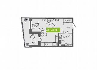 Квартира на продажу студия, 31.4 м2, Северодвинск, Советская улица, 42