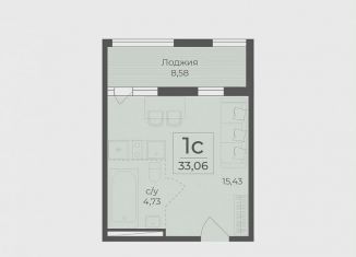 Продажа квартиры студии, 37.4 м2, Крым