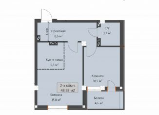 Продаю 1-комнатную квартиру, 48 м2, Махачкала, улица Ирчи Казака, 101А