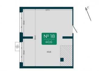 Помещение свободного назначения на продажу, 40.6 м2, Тюмень, улица Василия Подшибякина, 9