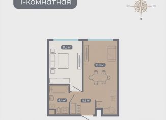 Продаю 1-ком. квартиру, 37.4 м2, Нижний Новгород