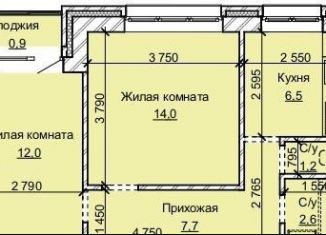 Продажа 2-комнатной квартиры, 44.9 м2, Барнаул