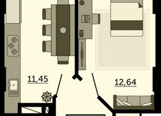 Продажа однокомнатной квартиры, 39.3 м2, Ростов-на-Дону, улица 23-я Линия, 54с4