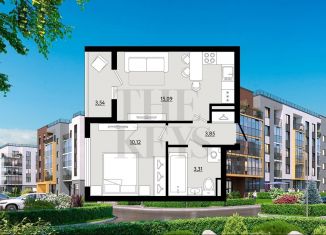 Продажа однокомнатной квартиры, 34.1 м2, Санкт-Петербург, муниципальный округ Пулковский Меридиан