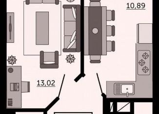 Продажа 1-ком. квартиры, 39.6 м2, Ростов-на-Дону