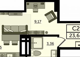 Продаю квартиру студию, 23.6 м2, Ростов-на-Дону